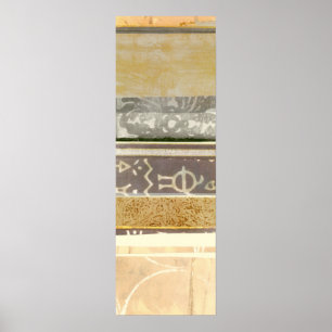 Contemporary Tribal Mönster-målning Poster
