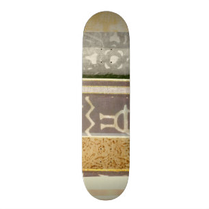 Contemporary Tribal Mönster-målning Skateboard Bräda 21,5 Cm