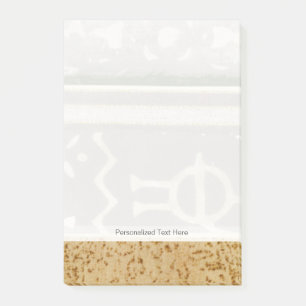 Contemporary Tribal Mönster Painting Post-it Block