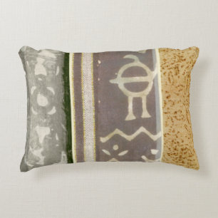 Contemporary Tribal Mönster Painting Prydnadskudde