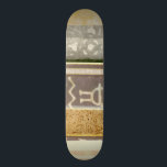 Contemporary Tribal Mönster Painting Skateboard Bräda 21,5 Cm<br><div class="desc">En contemporary mönster-målning som blandar betong med abstrakten. Många-panelerna lagrar färg bredvid varandra och berättar en komplex historia. Det skulle ge en underbar gåva till en älskad person!</div>