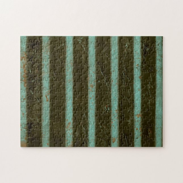 Contemporary Turcoise Luft Grate Pussel (Horisontell)