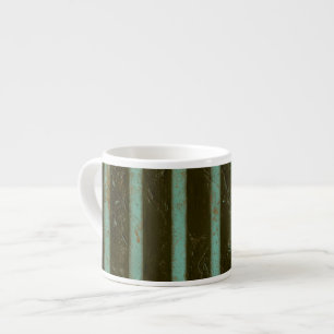 Contemporary Turquise Luft Grate Espressomugg