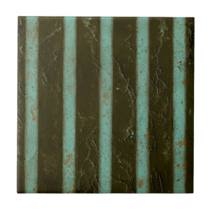 Contemporary Turquise Luft Grate Kakelplatta