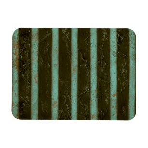 Contemporary Turquise Luft Grate Magnet
