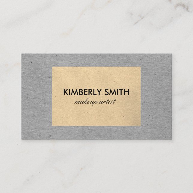 Contemporary två ton Struktur Visitkort (Framsida)