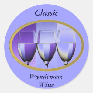 Contemporary Vin etiketter
