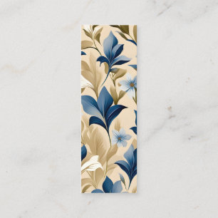 Contemporary Waldorf Blommönster Art Bookmark