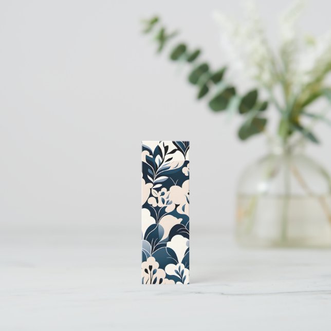 Contemporary Waldorf Blommönster Art Bookmark (Stående Fram)