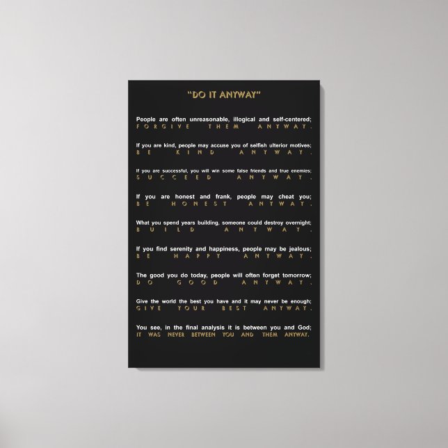 Contemporaryn gör det ändå canvastryck (Framsida)