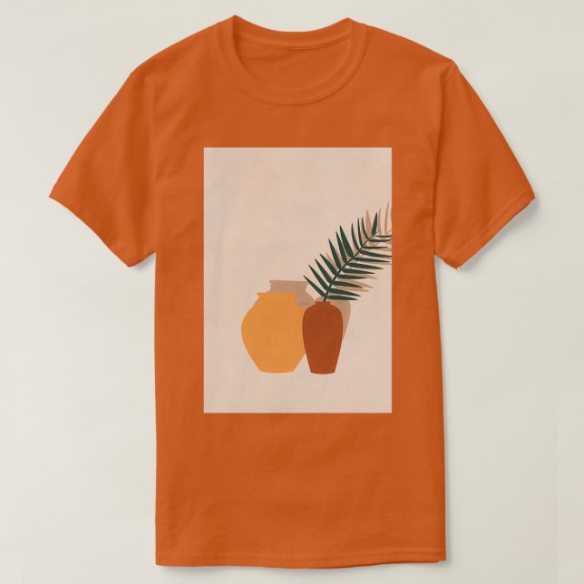 Contemporaryn handflatan Löv minimal Boho Art Pr T Shirt (Design framsida)