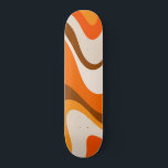 Contemporaryn Retro- för Abstrakt av coola Vågigt  Mini Skateboard Bräda 18,5 Cm<br><div class="desc">Coola Abstrakt Retro Contemporary Vågigt Skateboard för Orange Mönster. Roligt och funky,  med en modern vintage,  i groovy 70-talets orange och bruna toner. Gör en underbar gåva till flickor och pojkar,  barn och tonåringar. Av Kierkegaard Design Studio.</div>