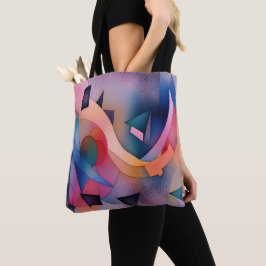 contemporaryns Abstrakt Art "Boat On Vatten" Tygkasse
