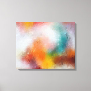 Contemporaryns Abstrakt Canvastryck