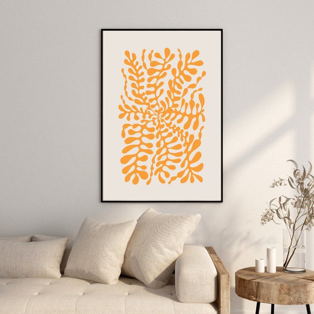 Contemporaryns Abstrakt Gult Geometric Art Poster (Skapare uppladdad)
