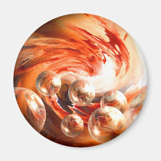 Contemporaryns Abstrakt Magnet (Framsidan)