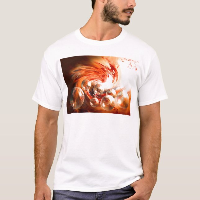 Contemporaryns Abstrakt T Shirt (Framsida)
