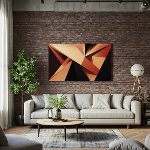 Contemporaryns geometri Modern Abstraction Canvastryck