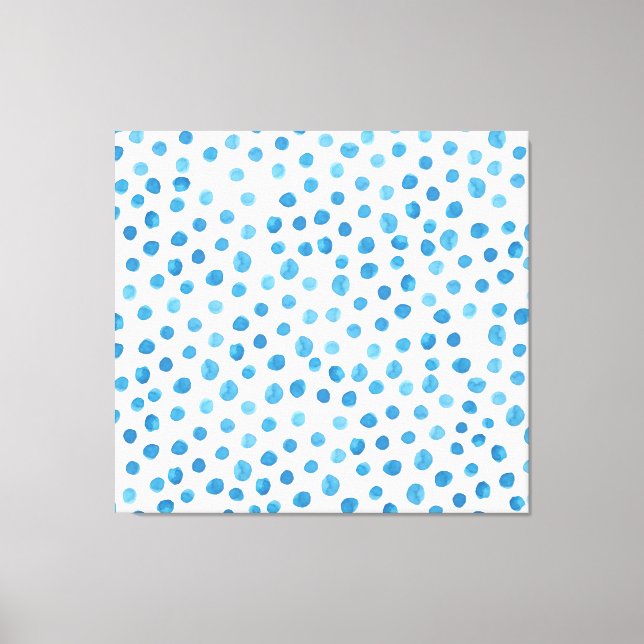 Contemporaryns geometriska former vattenfärg. canvastryck (Framsida)