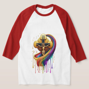 Contemporaryns konstnärliga utformning av det kryd t shirt