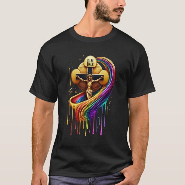 Contemporaryns konstnärliga utformning av det kryd t shirt (Framsida)