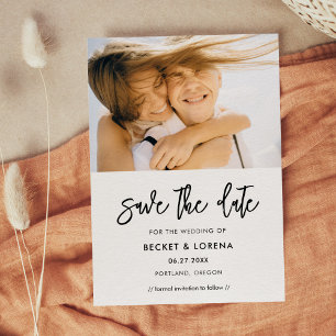 Contemporaryns moderna foto spara datumet