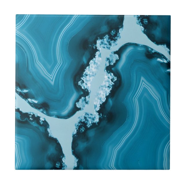 contemporaryns motiv för blommigt kakelplatta (Framsidan)