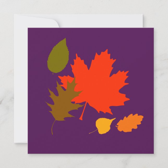 Contemporaryns Thanksgiving Inbjudningar (Framsida)