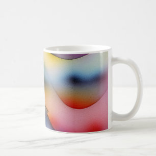 contemporaryns Vågar Abstrakt konst. Kaffemugg