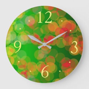 Contempory Bright Färg Kitchen Clocks Stor Klocka
