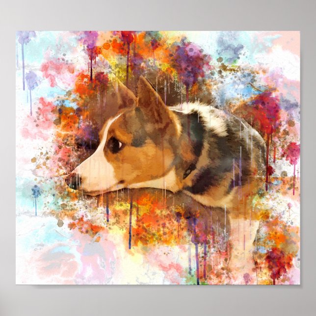Contents Welsh Corgi Poster (Framsidan)