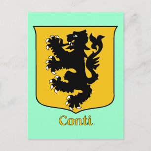 Conti Family Shield-vykort Vykort