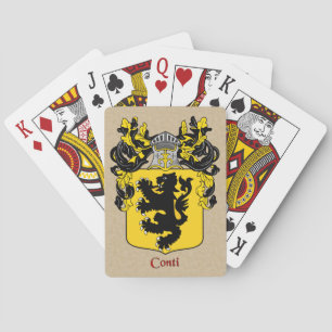 Conti Heraldic Shield med Mantle Kortlek