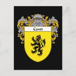Conti Jackar av Arm (Mantled) Vykort