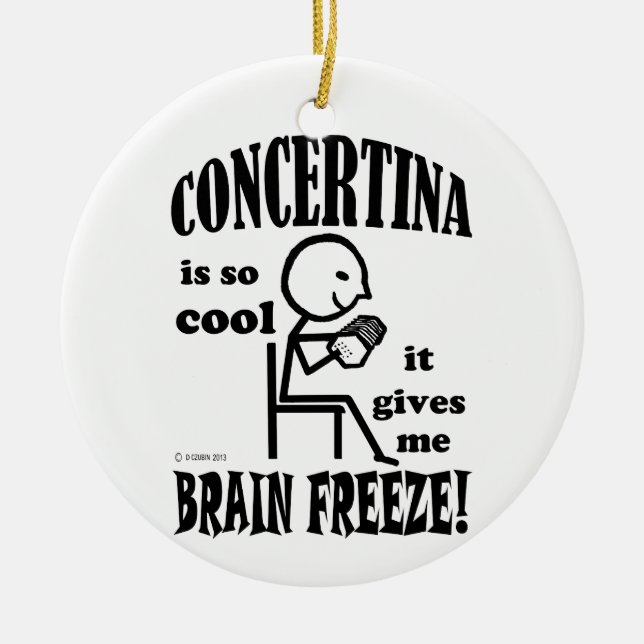 Contina, Brain Freeze Julgransprydnad Keramik (Framsidan)