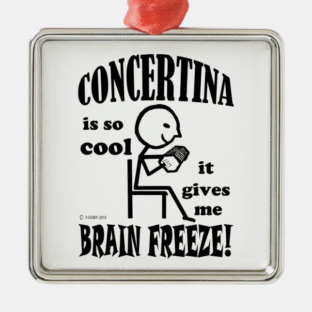 Contina, Brain Freeze Julgransprydnad Metall (Framsidan)