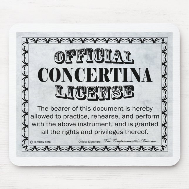 Contina Licence Musmatta (Framsidan)