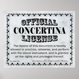 Contina Licence Poster