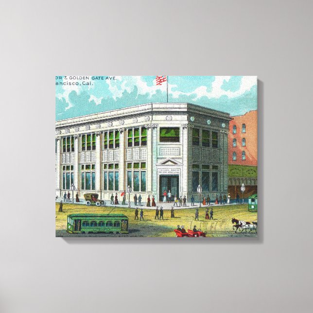 Continental Bldg and Loan Assn. Canvastryck (Framsida)