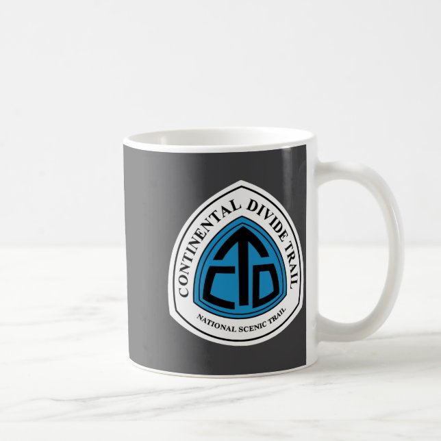 Continental Divide Trail Sign Usa _1  Kaffemugg (Höger)