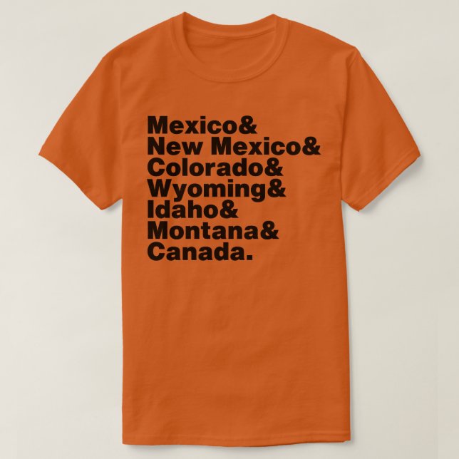 Continental Divide Trail Stater T Shirt (Design framsida)