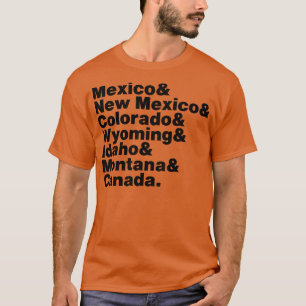 Continental Divide Trail Stater T Shirt