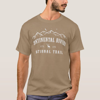 Continental Divide US National Trail CDNST Backpac T Shirt