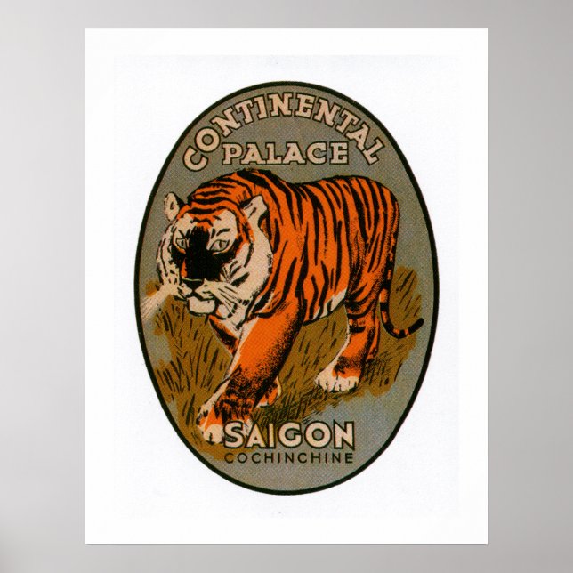 Continental Palace Hotel Saigon (canvas) Poster (Framsidan)