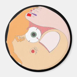 ’Contortion’ Mandala Magnet