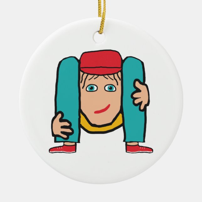 Contortionist Julgransprydnad Keramik (Framsidan)