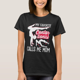 Contortionist Mamma Yoga Gymnastik Aerial Och Aeri T Shirt