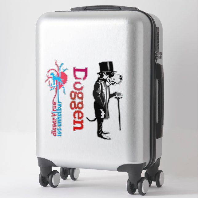 Contour Sticker Great dane Klistermärken (Resväska)