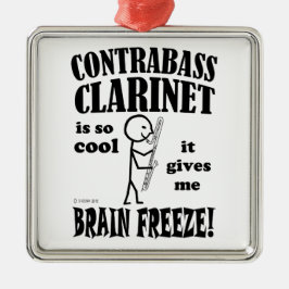 Contrabass Clarinet, Brain Freeze Julgransprydnad Metall