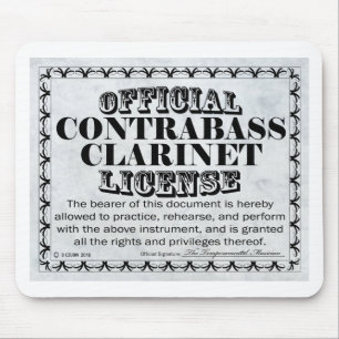 Contrabass Clarinet License Musmatta